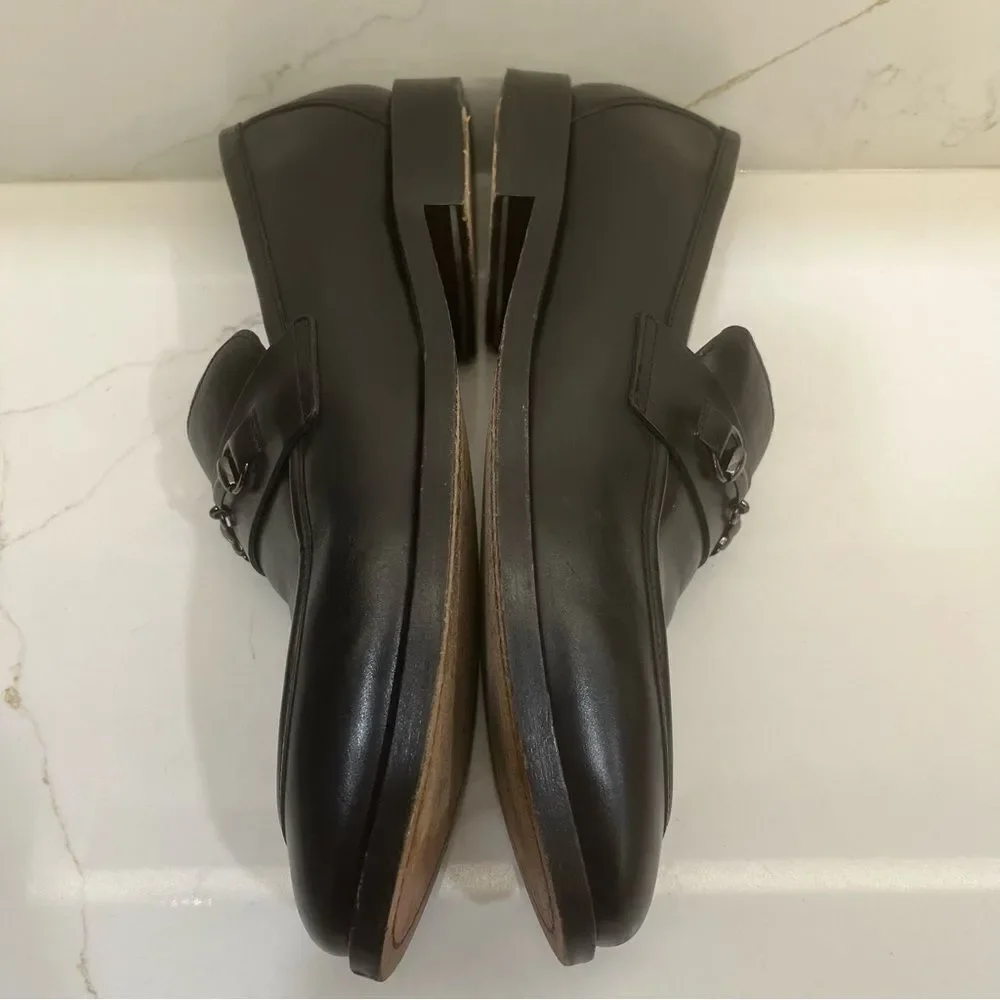 Cole Haan Black Leather Slip-On Loafers